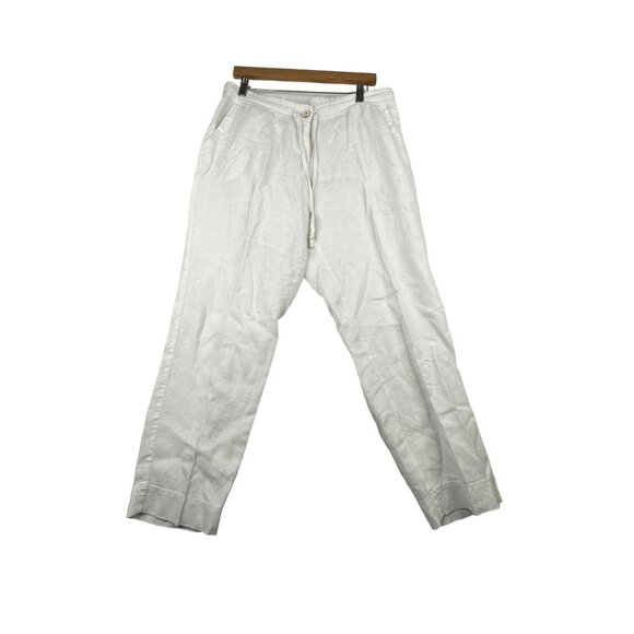 Tommy Bahama Pants - Tommy Bahama 100% Linen Pants size Medium White